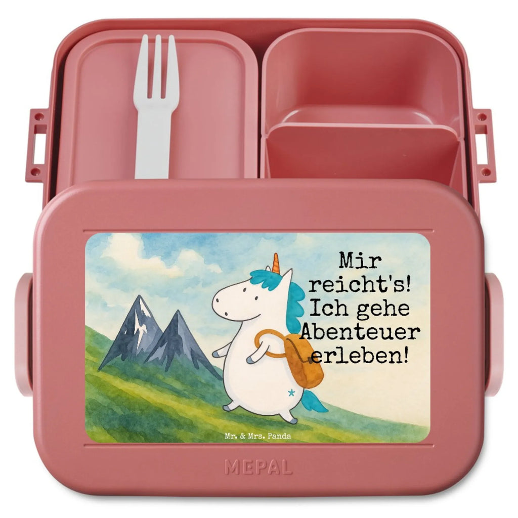 MEPAL Bentobox Einhorn Bergsteiger Design Bentobox, Lunchbox, Brotdose, Einhorn, Einhörner, Einhorn Deko, Unicorn, Bergsteiger, Abenteurer, Abenteuer, Weltreise, Urlaub, Berge, Weltenbummler, Entdecker, Reisen
