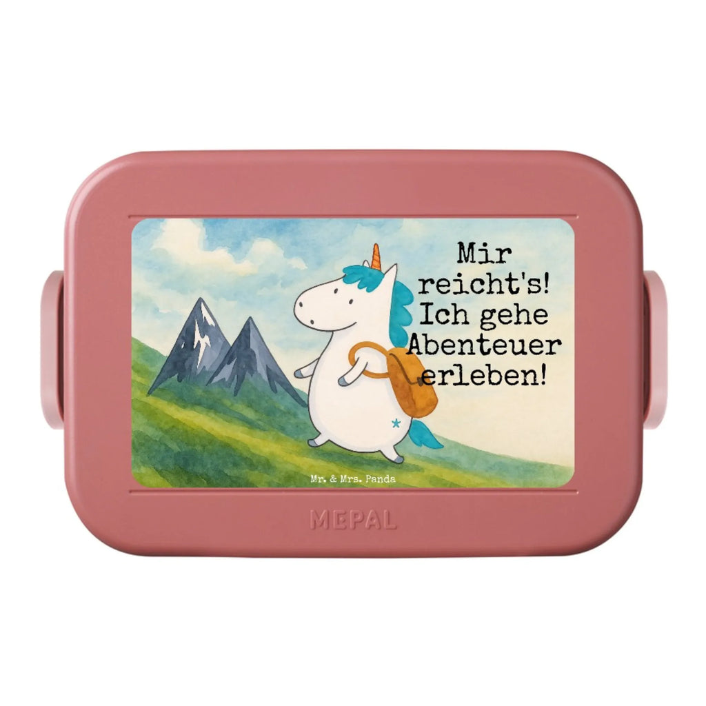 MEPAL Bentobox Einhorn Bergsteiger Design Bentobox, Lunchbox, Brotdose, Einhorn, Einhörner, Einhorn Deko, Unicorn, Bergsteiger, Abenteurer, Abenteuer, Weltreise, Urlaub, Berge, Weltenbummler, Entdecker, Reisen