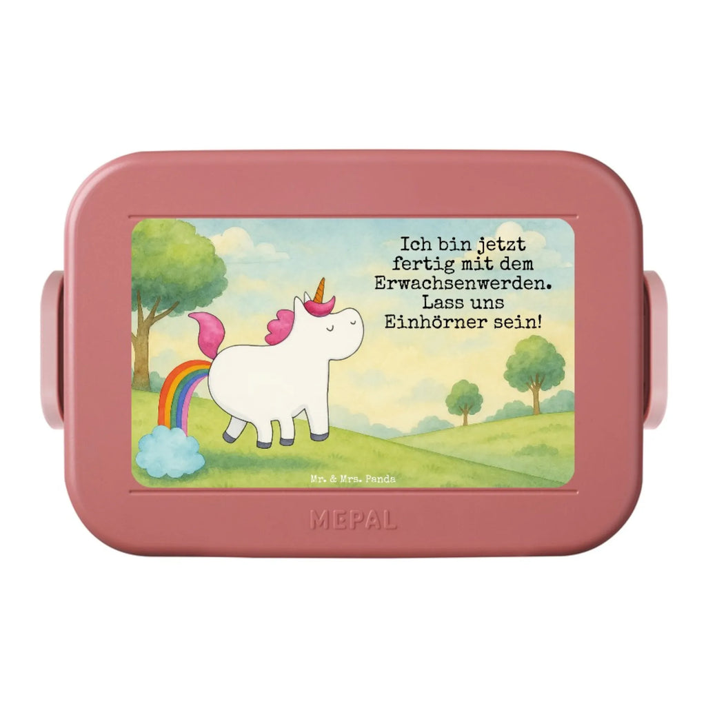 MEPAL Bentobox Einhorn Pupsen Design Lunchbox, Brotdose, Bentobox, Einhorn, Einhörner, Einhorn Deko, Unicorn, lustig, Freundin, Einhornpower, Glitzer, Erwachsenwerden, Regenbogen, Spaß, Pups