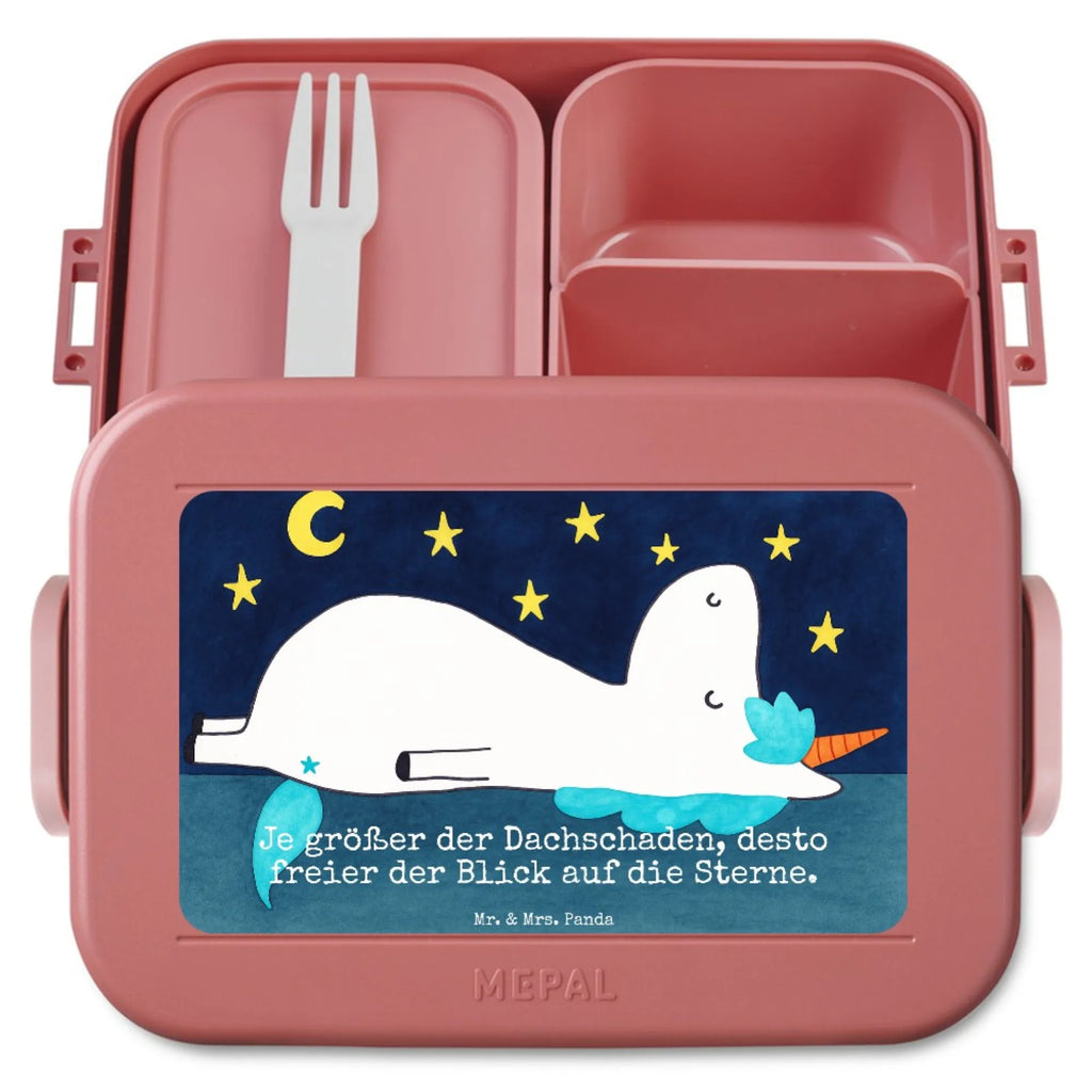 MEPAL Bentobox Einhorn Sternenhimmel Design Lunchbox, Brotdose, Bentobox, Einhorn, Einhörner, Einhorn Deko, Unicorn, Sternenhimmel, Sterne, Dachschaden, Verrückt