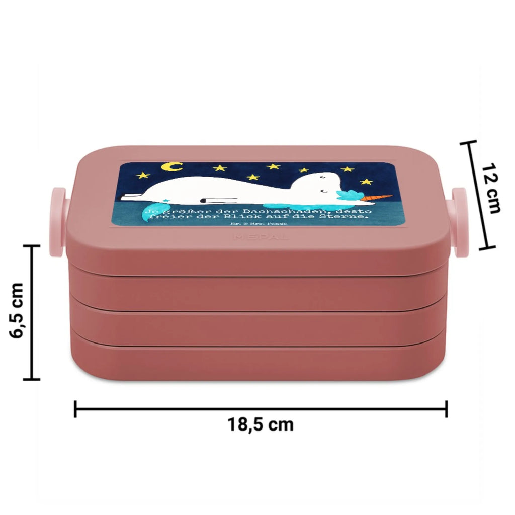MEPAL Bentobox Einhorn Sternenhimmel Design Lunchbox, Brotdose, Bentobox, Einhorn, Einhörner, Einhorn Deko, Unicorn, Sternenhimmel, Sterne, Dachschaden, Verrückt