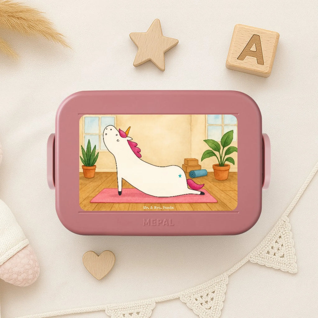 MEPAL Bentobox Einhorn Yoga Design Bentobox, Lunchbox, Brotdose, Einhorn, Einhörner, Einhorn Deko, Unicorn, witzig, Achtsamkeit, Sport, Joga, Namaste, süß, Yoga, lustig, Entspannung, Yogamatte