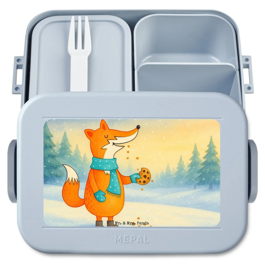 MEPAL Bentobox Fuchs Keks Design Lunchbox, Brotdose, Bentobox, Fuchs, Winter, Liebe, Kekse, Füchse, Weihnachtszeit, Plätzchen, Küche Deko, Backen Spruch