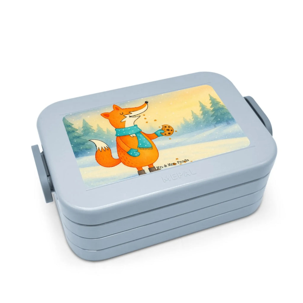 MEPAL Bentobox Fuchs Keks Design Lunchbox, Brotdose, Bentobox, Fuchs, Winter, Liebe, Kekse, Füchse, Weihnachtszeit, Plätzchen, Küche Deko, Backen Spruch