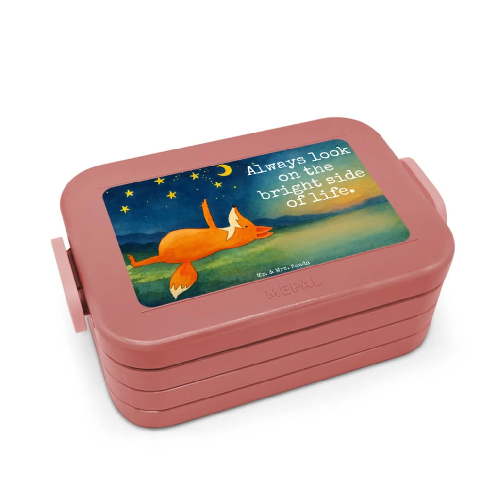 MEPAL Bentobox Fuchs Sterne Design Bentobox, Brotdose, Lunchbox, Fuchs, Romantik, tröstende Worte, Always Look on the Bright Side of Life, Füchse, Spruch schön, Spruch positiv