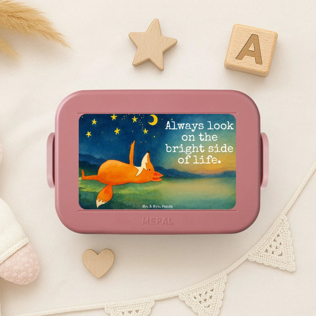 MEPAL Bentobox Fuchs Sterne Design Bentobox, Brotdose, Lunchbox, Fuchs, Romantik, tröstende Worte, Always Look on the Bright Side of Life, Füchse, Spruch schön, Spruch positiv