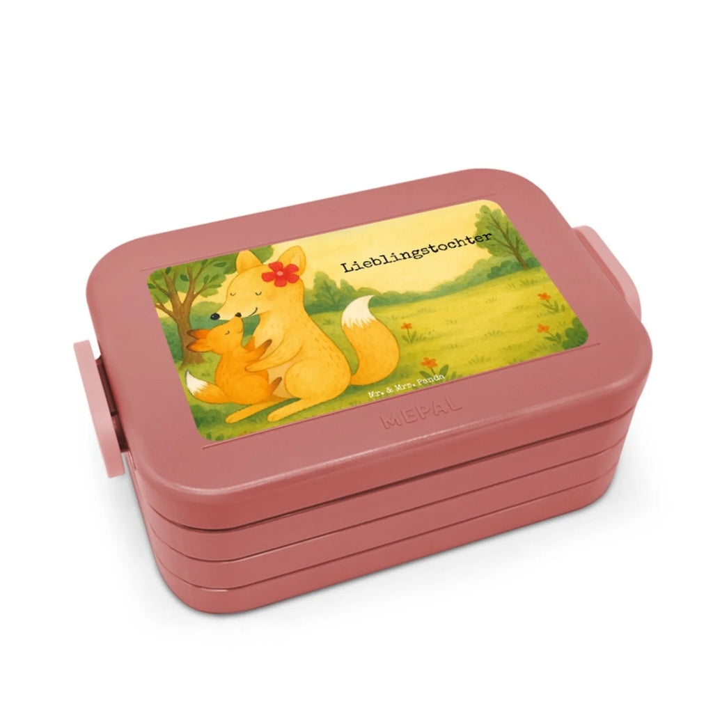 MEPAL Bentobox Fuchs Mama Design Lunchbox, Brotdose, Bentobox, Familie, Vatertag, Muttertag, Bruder, Schwester, Mama, Papa, Oma, Opa, Tochter, Mutter, Beste Tochter, Lieblingstochter, Geschenk