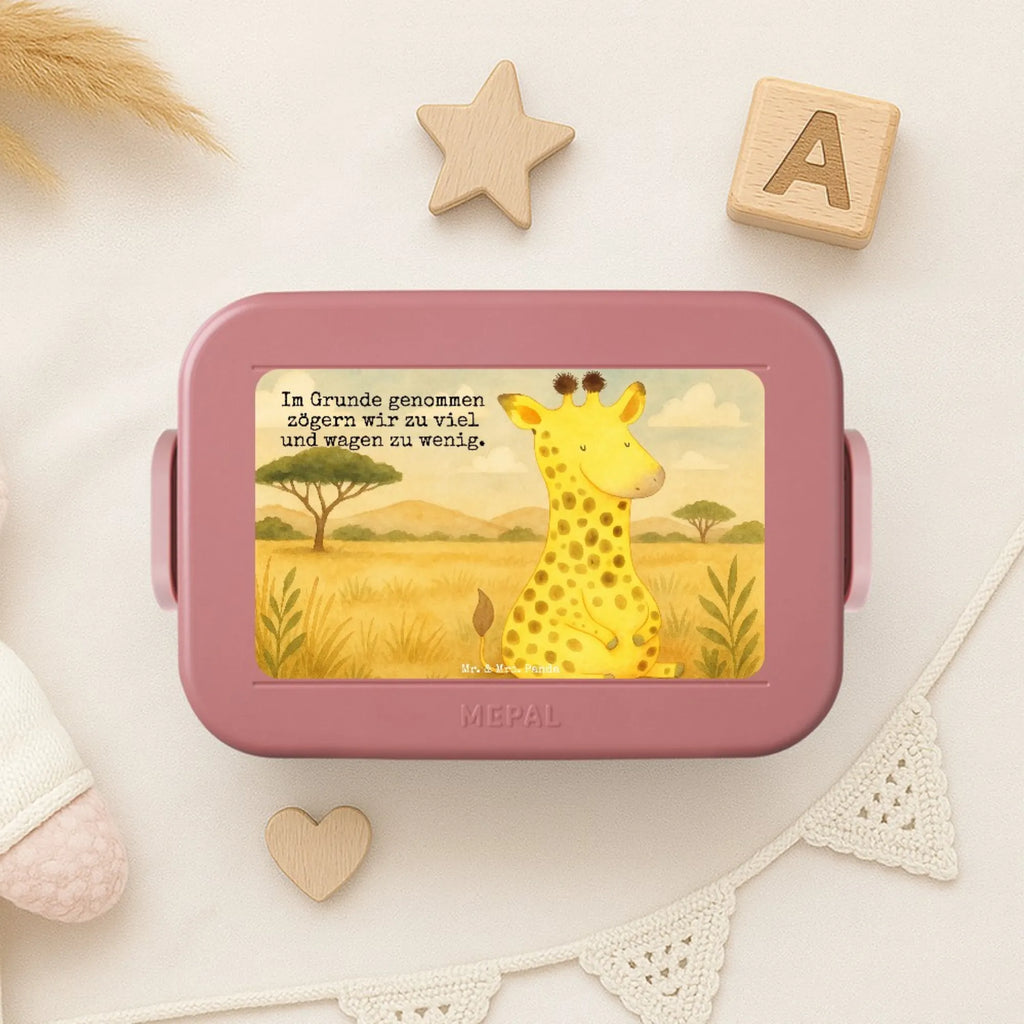 MEPAL Bentobox Giraffe Zufrieden Design Lunchbox, Bentobox, Brotdose, Afrika, Wildtiere, Zufrieden, Abenteuer, Giraffe, Glück