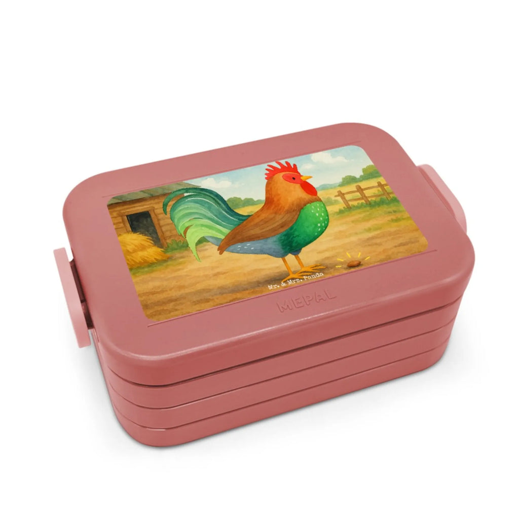 MEPAL Bentobox Hahn Korn Design Bentobox, Lunchbox, Brotdose, Bauernhof, Hoftiere, Landwirt, Landwirtin, Korn, Henne, Hahn, Eier, Natur
