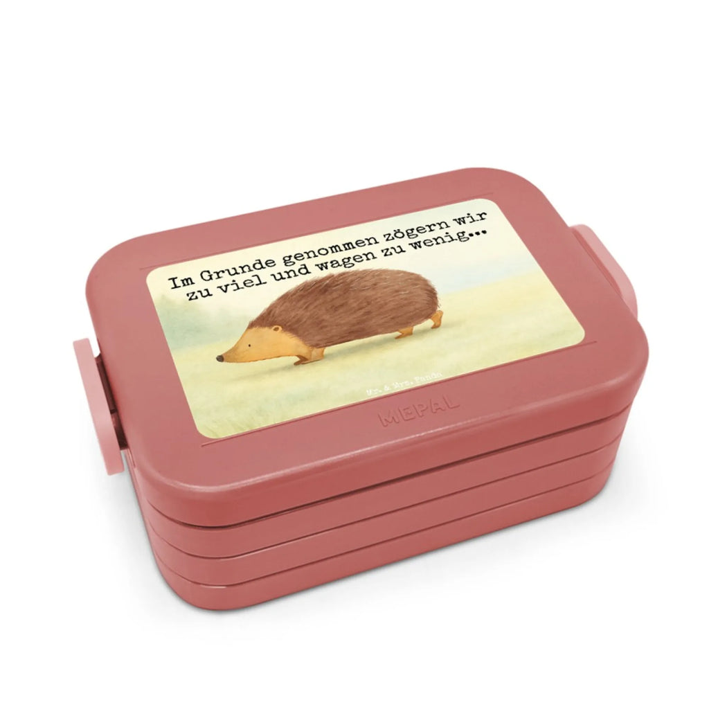 MEPAL Bentobox Igel Herzen Design Brotdose, Lunchbox, Bentobox, Tiermotive, Gute Laune, lustige Sprüche, Tiere, Leben, Herz, Kuss, Herzen, Vertrauen, Igel, Liebe