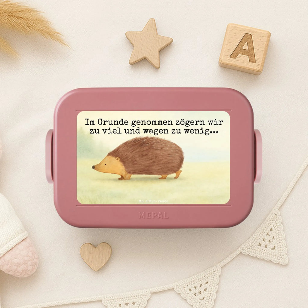 MEPAL Bentobox Igel Herzen Design Brotdose, Lunchbox, Bentobox, Tiermotive, Gute Laune, lustige Sprüche, Tiere, Leben, Herz, Kuss, Herzen, Vertrauen, Igel, Liebe