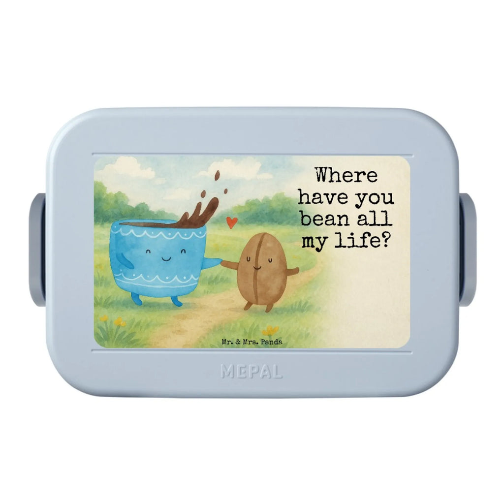 MEPAL Bentobox Kaffee Bohne Design Bentobox, Brotdose, Lunchbox, Tiermotive, Gute Laune, lustige Sprüche, Tiere, Kaffeebohne, Kaffee, Zufriedenheit, Glück, Genuss