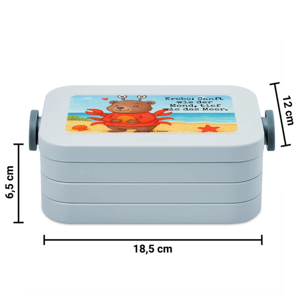 MEPAL Bentobox Krebs Astrologie Design Lunchbox, Brotdose, Bentobox, Tierkreiszeichen, Sternzeichen, Horoskop, Astrologie, Aszendent, Geburtstagsgeschenk, Geschenk, Krebs
