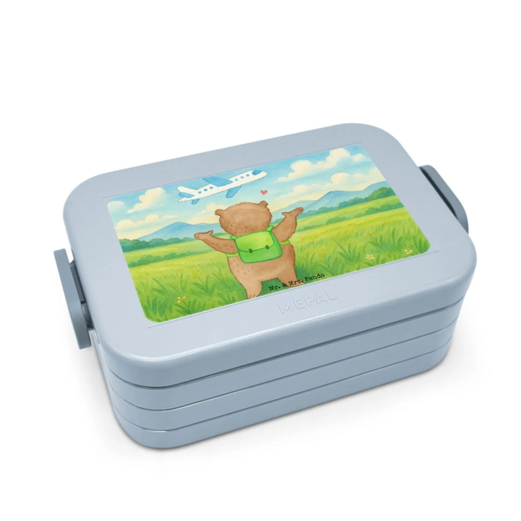MEPAL Bentobox Bär Flugzeug Design Brotdose, Lunchbox, Bentobox, Liebe, Partner, Freund, Freundin, Ehemann, Ehefrau, Heiraten, Verlobung, Heiratsantrag, Liebesgeschenk, Jahrestag, Hocheitstag, Geschenk für Partner, für Ehemann, Liebesbeweis, Geschenk für Freundin, für Männer, Geschenk für Frauen, Hochzeitstag, Mitbringsel, Valentinstag