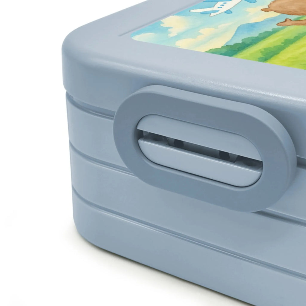 MEPAL Bentobox Bär Flugzeug Design Brotdose, Lunchbox, Bentobox, Liebe, Partner, Freund, Freundin, Ehemann, Ehefrau, Heiraten, Verlobung, Heiratsantrag, Liebesgeschenk, Jahrestag, Hocheitstag, Geschenk für Partner, für Ehemann, Liebesbeweis, Geschenk für Freundin, für Männer, Geschenk für Frauen, Hochzeitstag, Mitbringsel, Valentinstag