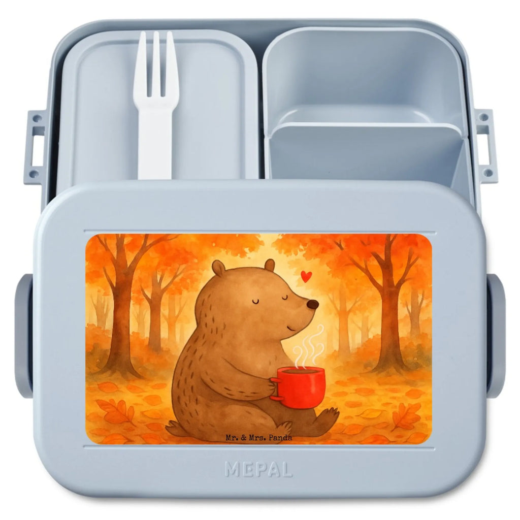 MEPAL Bentobox Bär Morgenkaffee Design Brotdose, Bentobox, Lunchbox, Liebe, Partner, Freund, Freundin, Ehemann, Ehefrau, Heiraten, Verlobung, Heiratsantrag, Liebesgeschenk, Jahrestag, Hocheitstag, Liebesbeweis, für Ehemann, Mitbringsel, Geschenk für Freundin, Geschenk für Partner, für Männer, Valentinstag, Geschenk für Frauen, Hochzeitstag