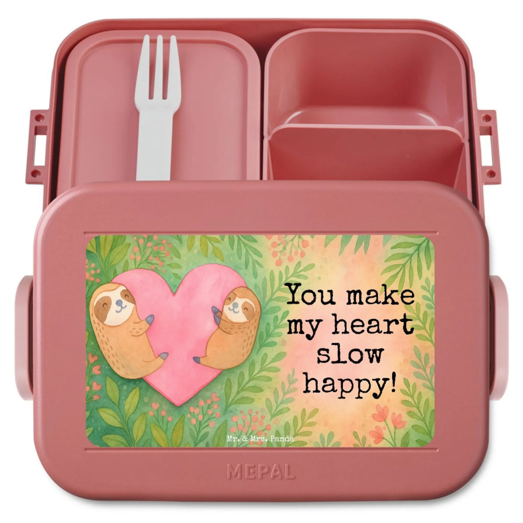 MEPAL Bentobox Faultiere Herz Design Brotdose, Lunchbox, Bentobox, Liebe, Partner, Freund, Freundin, Ehemann, Ehefrau, Heiraten, Verlobung, Heiratsantrag, Liebesgeschenk, Jahrestag, Hocheitstag, Valentinstag, für Ehemann, Geschenk für Partner, Mitbringsel, Geschenk für Frauen, Geschenk für Freundin, Liebesbeweis, Hochzeitstag, für Männer