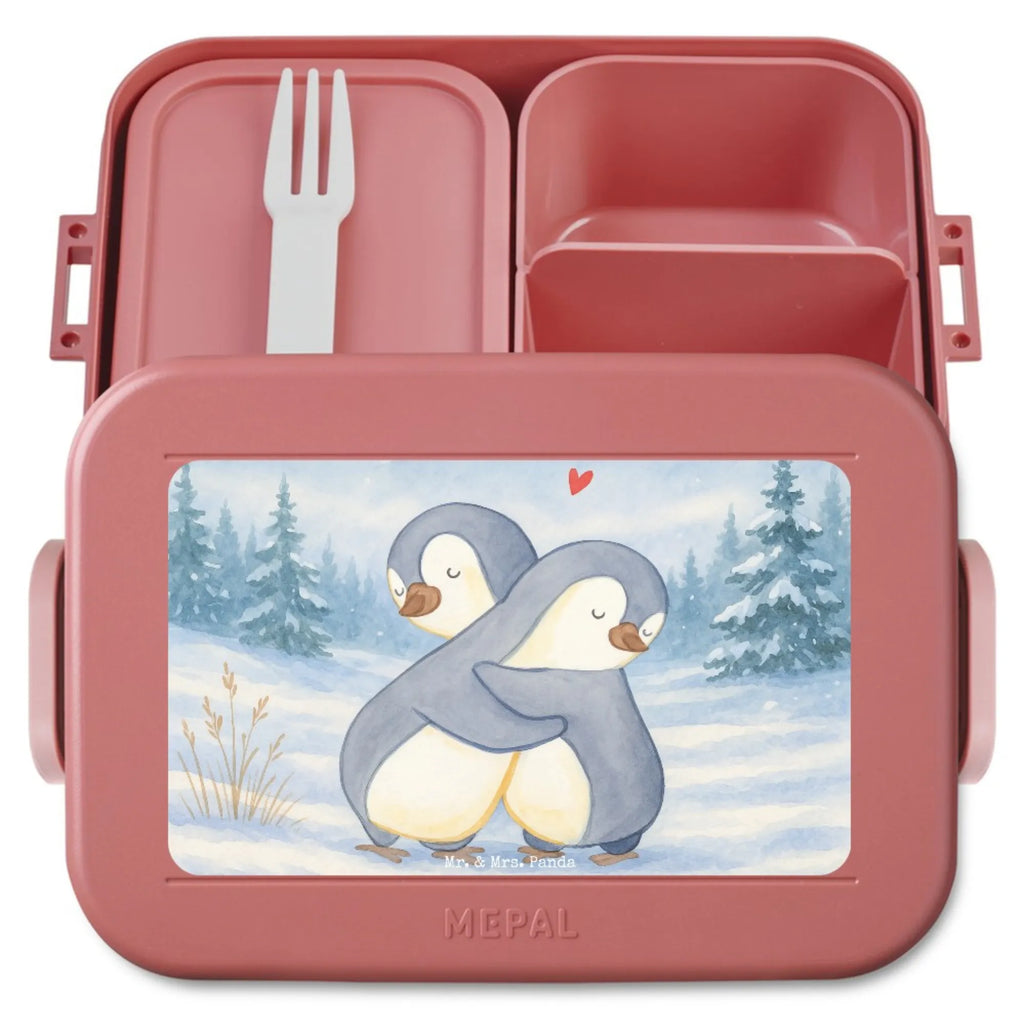 MEPAL Bentobox Pinguine Kuscheln Design Bentobox, Brotdose, Lunchbox, Liebe, Partner, Freund, Freundin, Ehemann, Ehefrau, Heiraten, Verlobung, Heiratsantrag, Liebesgeschenk, Jahrestag, Hocheitstag, Geschenk für Partner, für Ehemann, Valentinstag, Geschenk für Frauen, Geschenk für Freundin, für Männer, Liebesbeweis, Mitbringsel, Hochzeitstag