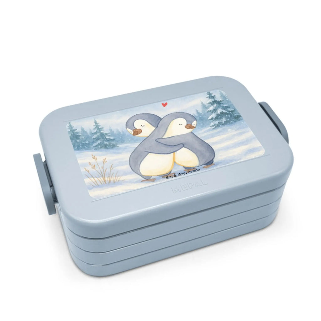 MEPAL Bentobox Pinguine Kuscheln Design Bentobox, Brotdose, Lunchbox, Liebe, Partner, Freund, Freundin, Ehemann, Ehefrau, Heiraten, Verlobung, Heiratsantrag, Liebesgeschenk, Jahrestag, Hocheitstag, Geschenk für Partner, für Ehemann, Valentinstag, Geschenk für Frauen, Geschenk für Freundin, für Männer, Liebesbeweis, Mitbringsel, Hochzeitstag