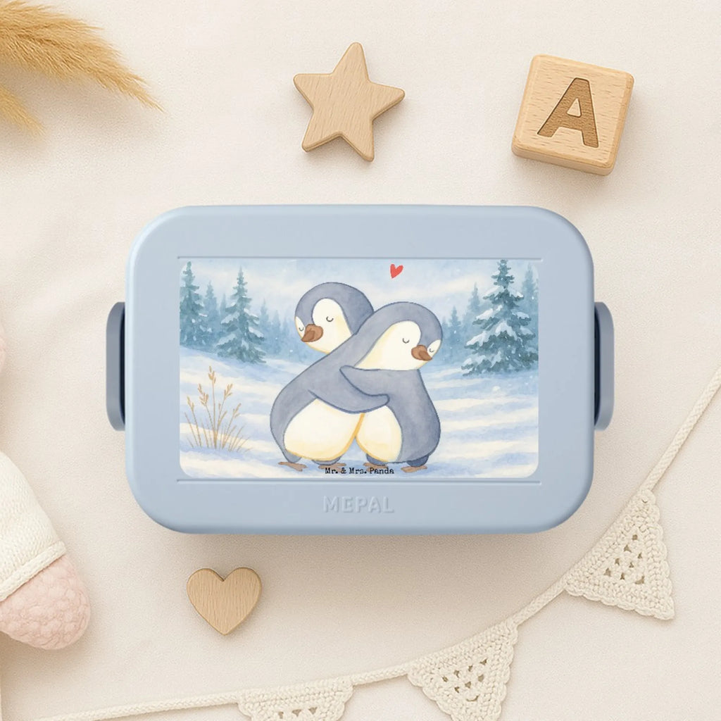 MEPAL Bentobox Pinguine Kuscheln Design Bentobox, Brotdose, Lunchbox, Liebe, Partner, Freund, Freundin, Ehemann, Ehefrau, Heiraten, Verlobung, Heiratsantrag, Liebesgeschenk, Jahrestag, Hocheitstag, Geschenk für Partner, für Ehemann, Valentinstag, Geschenk für Frauen, Geschenk für Freundin, für Männer, Liebesbeweis, Mitbringsel, Hochzeitstag