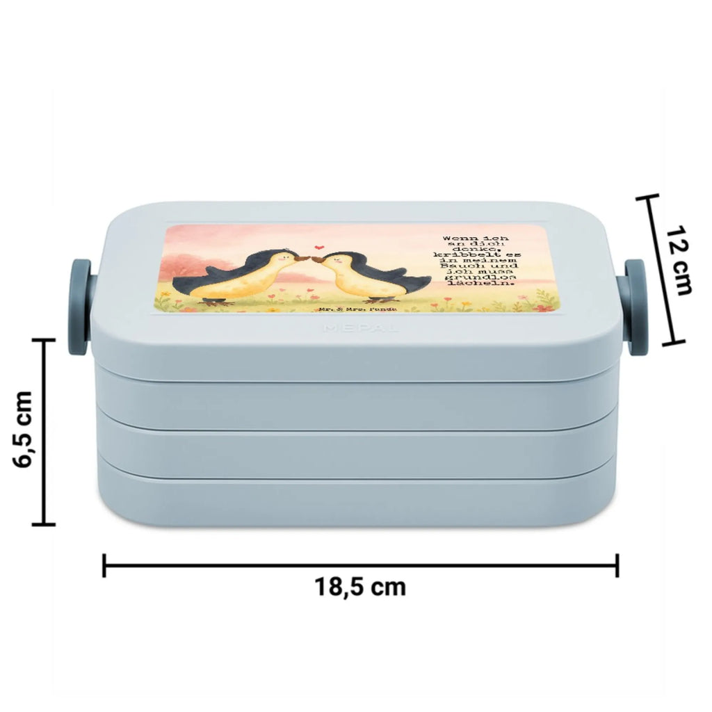 MEPAL Bentobox Pinguine Kuss Design Lunchbox, Bentobox, Brotdose, Liebe, Partner, Freund, Freundin, Ehemann, Ehefrau, Heiraten, Verlobung, Heiratsantrag, Liebesgeschenk, Jahrestag, Hocheitstag, Mitbringsel, Geschenk für Frauen, Geschenk für Partner, Geschenk für Freundin, Valentinstag, für Männer, Liebesbeweis, Hochzeitstag, für Ehemann