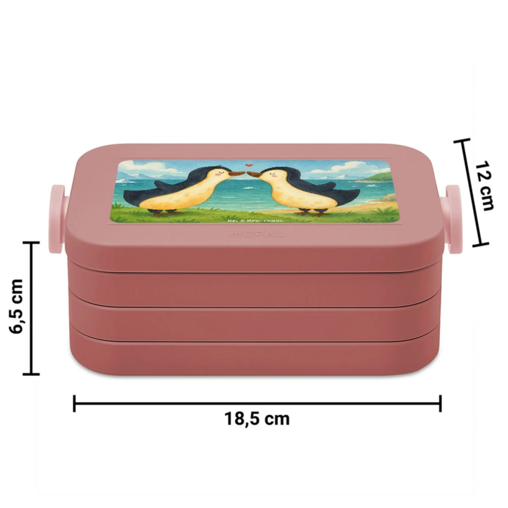 MEPAL Bentobox Pinguine Kuss Design Lunchbox, Bentobox, Brotdose, Liebe, Partner, Freund, Freundin, Ehemann, Ehefrau, Heiraten, Verlobung, Heiratsantrag, Liebesgeschenk, Jahrestag, Hocheitstag, Mitbringsel, Geschenk für Frauen, Geschenk für Partner, Geschenk für Freundin, Valentinstag, für Männer, Liebesbeweis, Hochzeitstag, für Ehemann