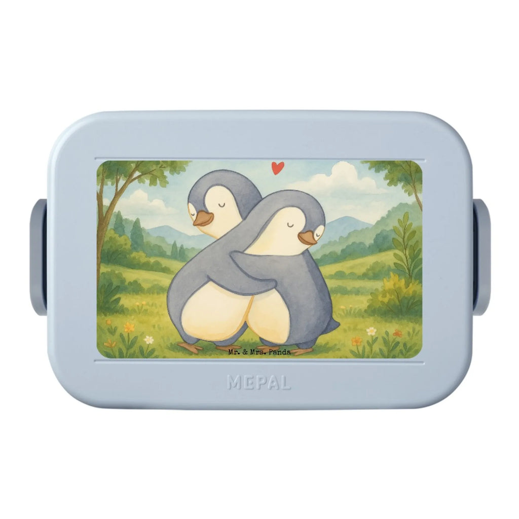 MEPAL Bentobox Pinguine Kuscheln Design Bentobox, Brotdose, Lunchbox, Liebe, Partner, Freund, Freundin, Ehemann, Ehefrau, Heiraten, Verlobung, Heiratsantrag, Liebesgeschenk, Jahrestag, Hocheitstag, Geschenk für Frauen, Valentinstag, für Männer, Geschenk für Partner, für Ehemann, Mitbringsel, Hochzeitstag, Liebesbeweis, Geschenk für Freundin