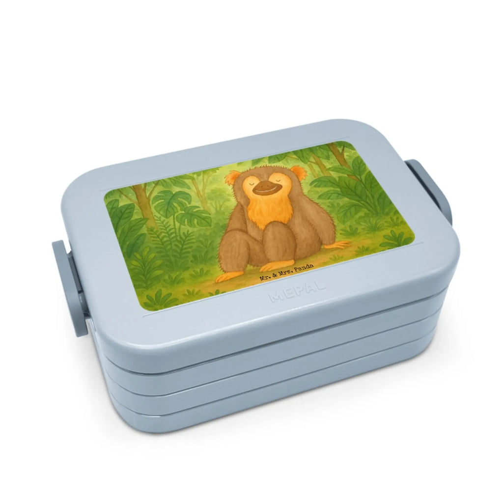 MEPAL Bentobox Affe Design Lunchbox, Bentobox, Brotdose, Afrika, Wildtiere, Äffchen, Selbstliebe, Selfcare, Liebe, Motivation, Selbstbewusstsein, Respekt, Affen, Affe, Selbstachtung