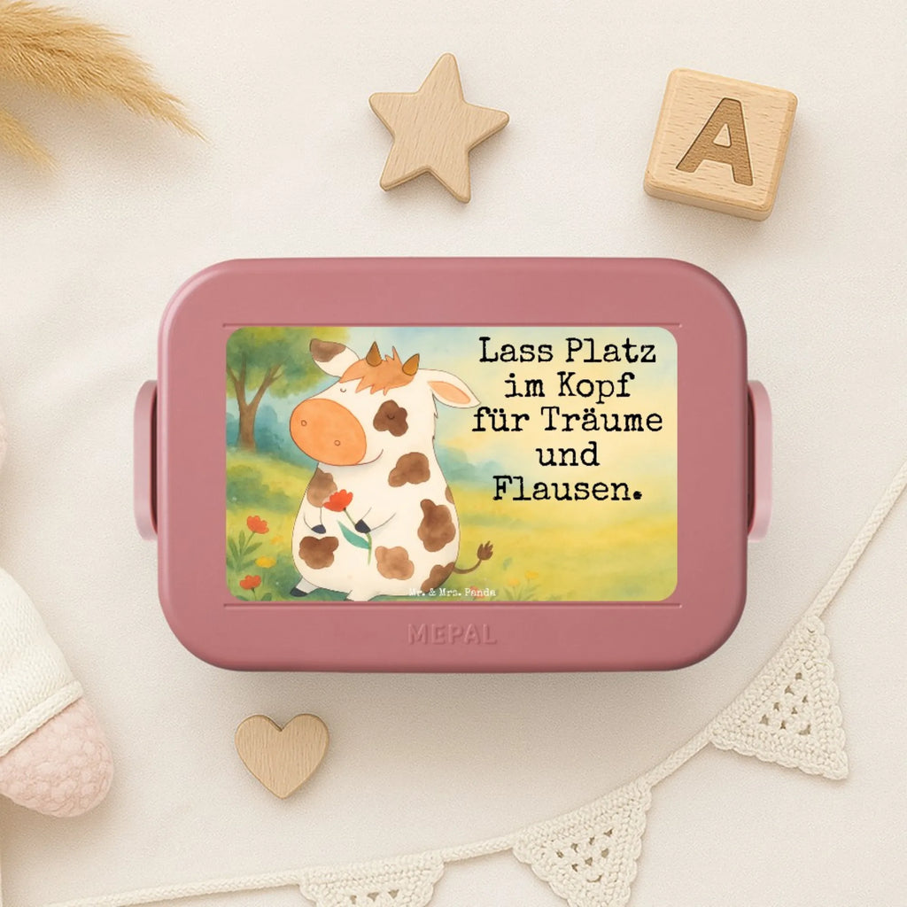 MEPAL Bentobox Kuh Design Bentobox, Lunchbox, Brotdose, Bauernhof, Hoftiere, Landwirt, Landwirtin, Flausen, Spruch, Magie, Träume, Kühe, Kuh, Motivtion, Milch, Milchkuh, Hof