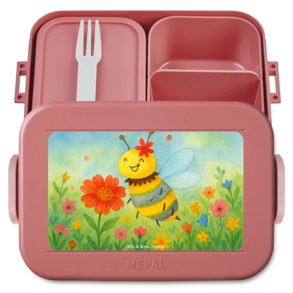 MEPAL Bentobox Biene Blume Design Brotdose, Lunchbox, Bentobox, Biene, Wespe, Hummel