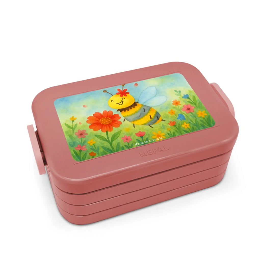 MEPAL Bentobox Biene Blume Design Brotdose, Lunchbox, Bentobox, Biene, Wespe, Hummel