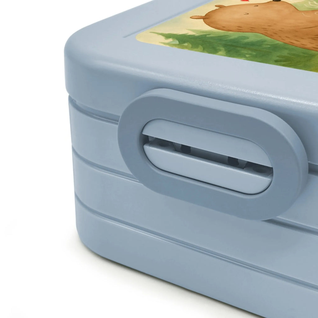 MEPAL Bentobox Bär Kaffee Design Lunchbox, Bentobox, Brotdose, Bär, Teddy, Teddybär, Motivation, Morgenroutine, Bären, guten Morgen, Welt retten, Kaffee, Coffee, Welt erobern