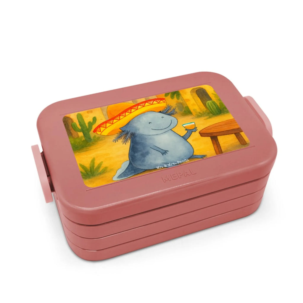 MEPAL Bentobox Axolotl Tequila Design Lunchbox, Bentobox, Brotdose, Axolotl, Molch, Feuerdrache, Tequila, Lurche, Mexico, Sombrero, Schwanzlurch, Zitrone, Lurch, Spruch, Axolot, Motivation, Mexiko, Feuersalamander