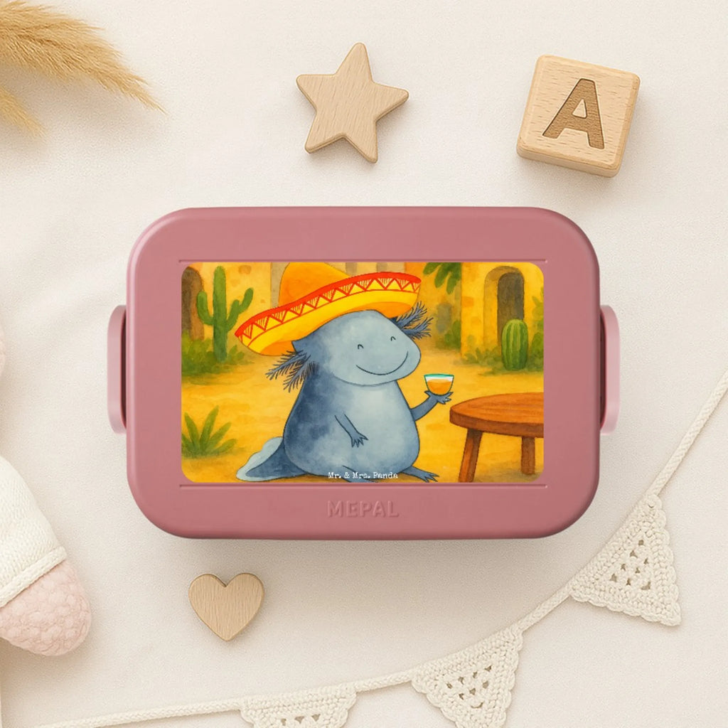 MEPAL Bentobox Axolotl Tequila Design Lunchbox, Bentobox, Brotdose, Axolotl, Molch, Feuerdrache, Tequila, Lurche, Mexico, Sombrero, Schwanzlurch, Zitrone, Lurch, Spruch, Axolot, Motivation, Mexiko, Feuersalamander