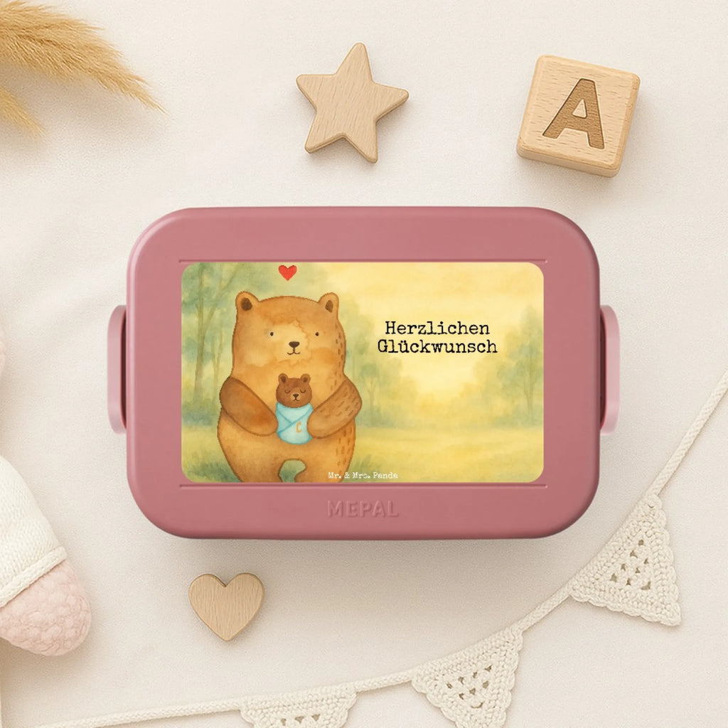 MEPAL Bentobox Bär Baby Design Brotdose, Lunchbox, Bentobox, Bär, Teddy, Teddybär, Geburtstag, Nichte, Taufe, Neffe, Glückwunsch, Enkel, Eltern, Geburt, Mutter, Täufling, Enkelin, Baby