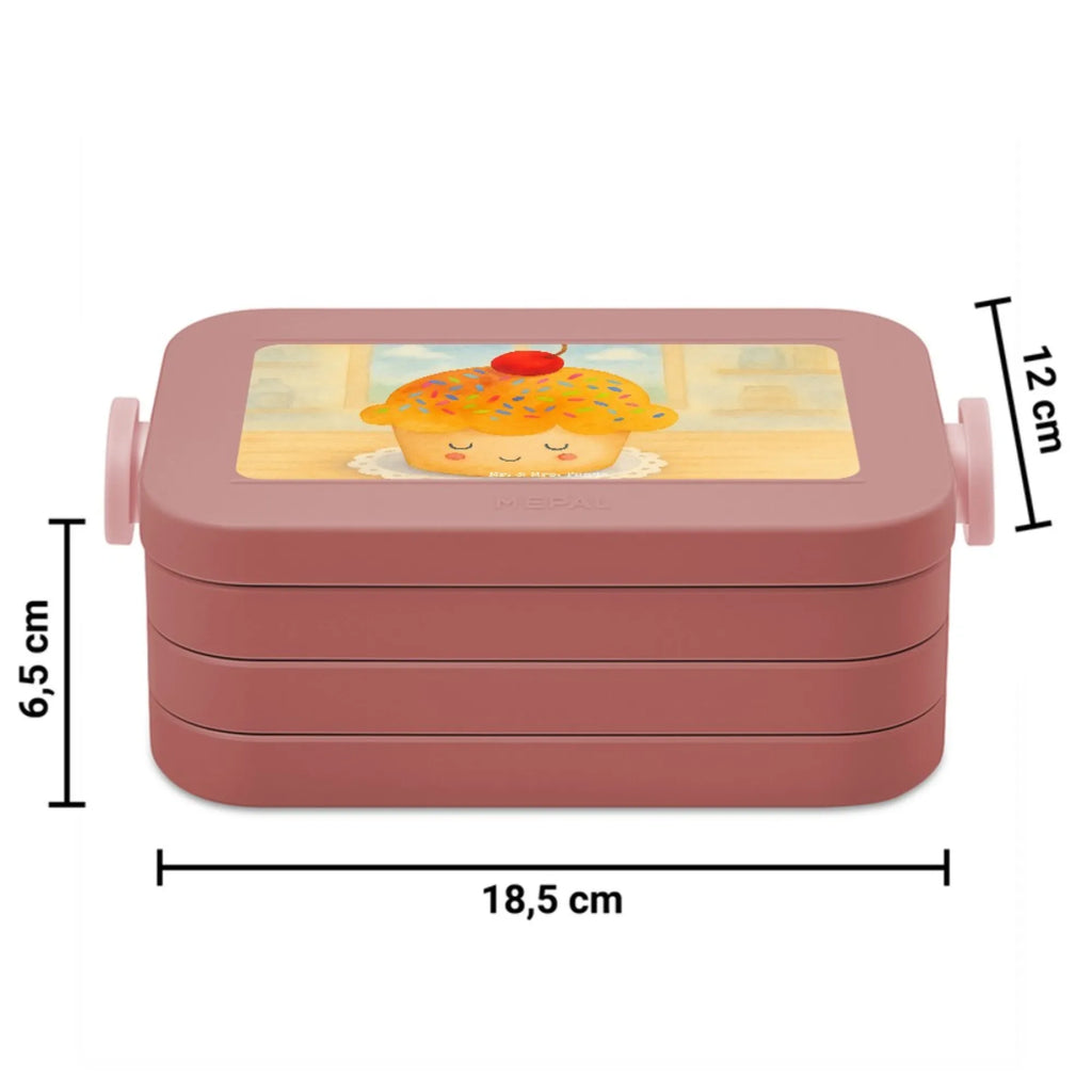 MEPAL Bentobox Cupcake Design Brotdose, Bentobox, Lunchbox, Tiermotive, Gute Laune, lustige Sprüche, Tiere, Wunder, Cupcakes, Muffin, Backen Geschenk, Geschenk Koch, Küche Spruch, Motivation Sprüche, Küche Deko