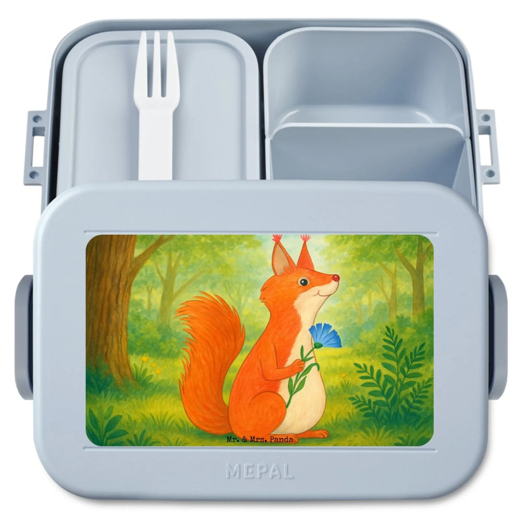 MEPAL Bentobox Eichhörnchen Blume Design Brotdose, Lunchbox, Bentobox, Tiermotive, Gute Laune, lustige Sprüche, Tiere, Spruch Deko, Spaß, Lachen, Eichhorn, Spruch positiv, Motivation Bilder, Motivation Sprüche, glücklich Spruch, Eichhörnchen