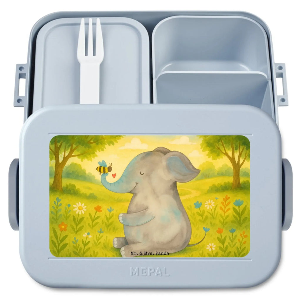 MEPAL Bentobox Elefant Biene Design Brotdose, Bentobox, Lunchbox, Tiermotive, Gute Laune, lustige Sprüche, Tiere, Hochzeitsgeschenk, Liebe, Heiratsantrag, Liebesspruch, Jahrestag, Elefant, Liebesbeweis, Biene, Liebesgeschenk