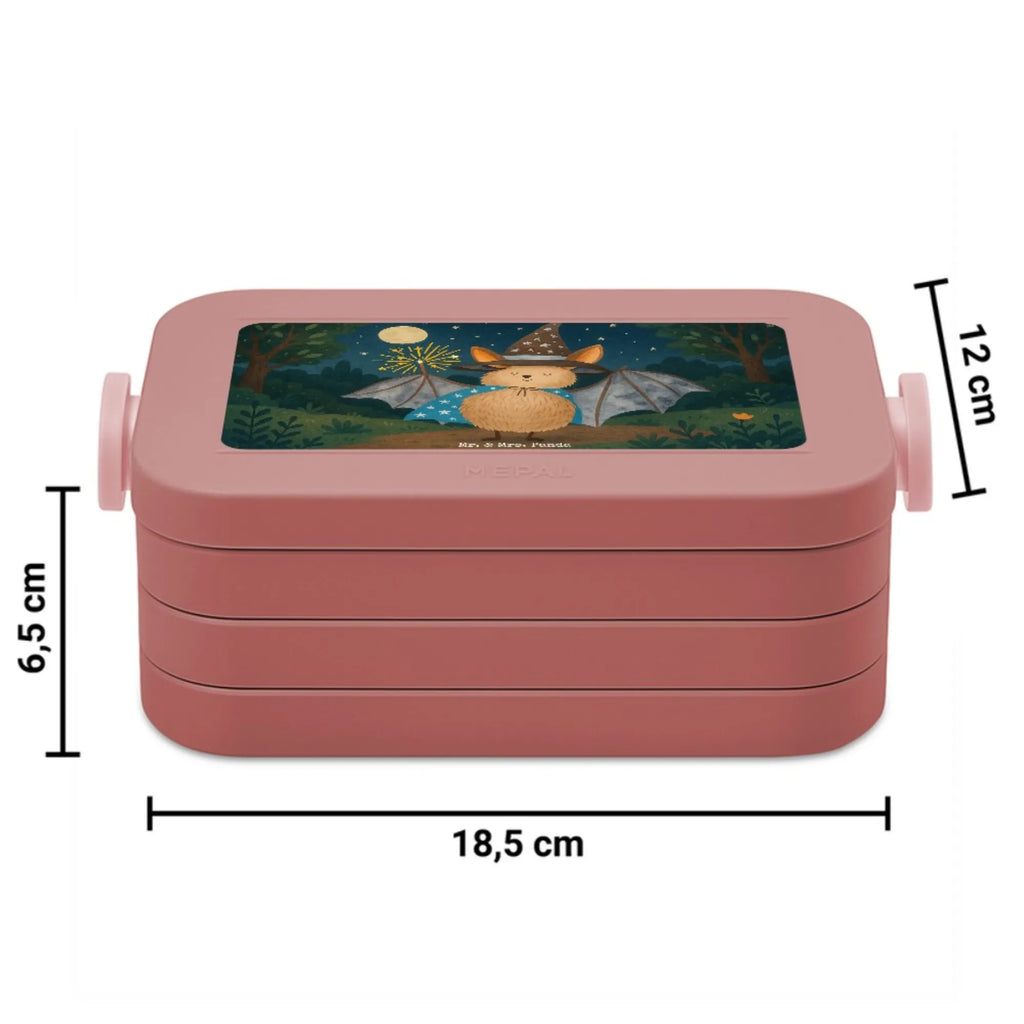 MEPAL Bentobox Fledermaus Zauberer Design Lunchbox, Brotdose, Bentobox, Tiermotive, Gute Laune, lustige Sprüche, Tiere, Magier, reinsteigern, Frauen, Zauberer, Fledermaus, Fledermäuse