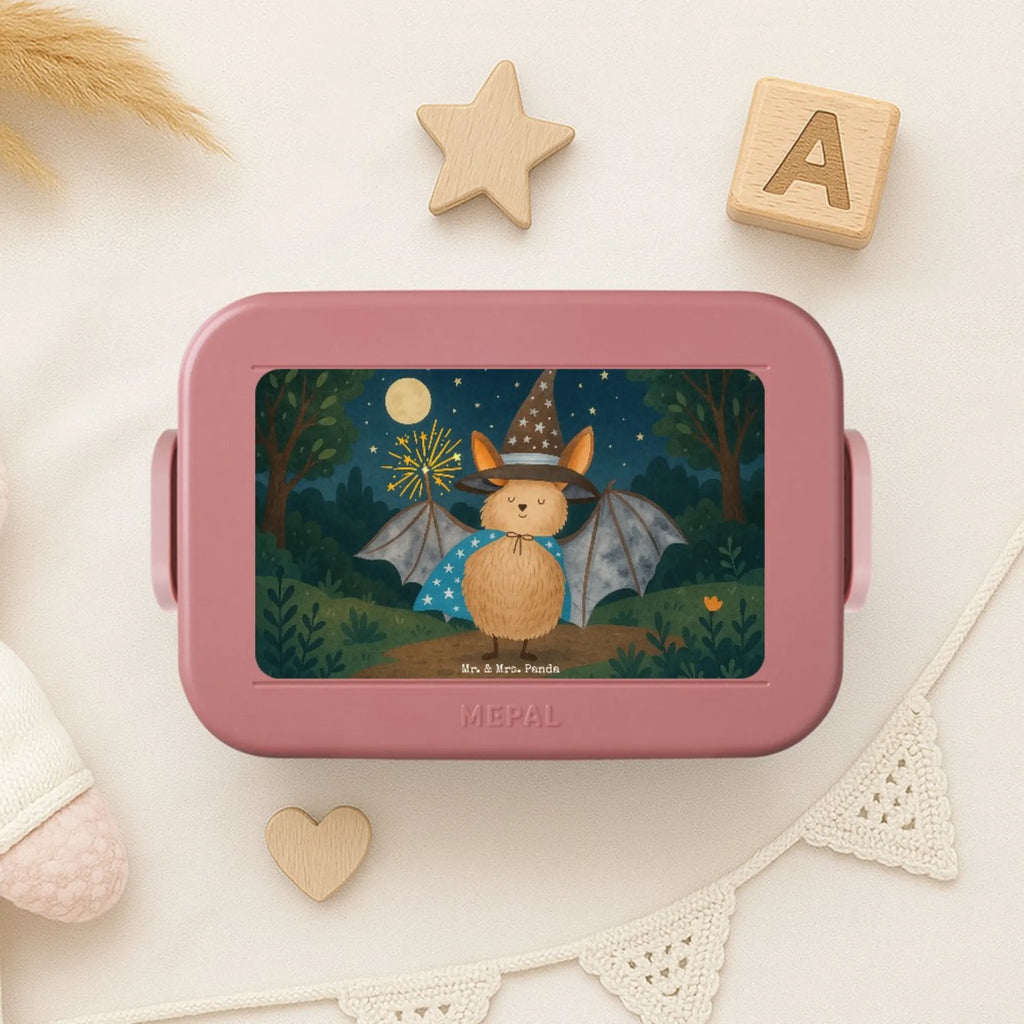 MEPAL Bentobox Fledermaus Zauberer Design Lunchbox, Brotdose, Bentobox, Tiermotive, Gute Laune, lustige Sprüche, Tiere, Magier, reinsteigern, Frauen, Zauberer, Fledermaus, Fledermäuse