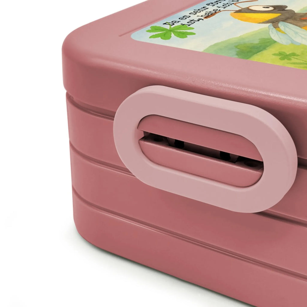 MEPAL Bentobox Hummeln Kleeblatt Design Brotdose, Lunchbox, Bentobox, Tiermotive, Gute Laune, lustige Sprüche, Tiere, Hummel, glücklich werden, Spruch schön, Spruch positiv, Biene Deko, Spruch fröhlich, glücklich sein, Biene