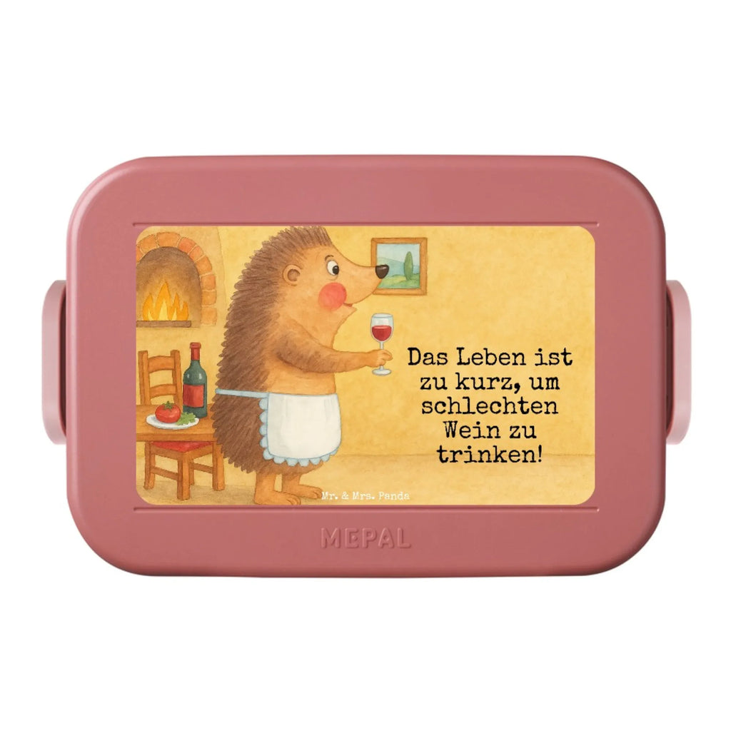 MEPAL Bentobox Igel Wein Design Lunchbox, Bentobox, Brotdose, Tiermotive, Gute Laune, lustige Sprüche, Tiere, Igel, Geschenk Weinliebhaber, Wein Deko, Geschenk Weintrinker, Wein trinken, Weinglas, Weißwein, Wein Spruch, Rotwein