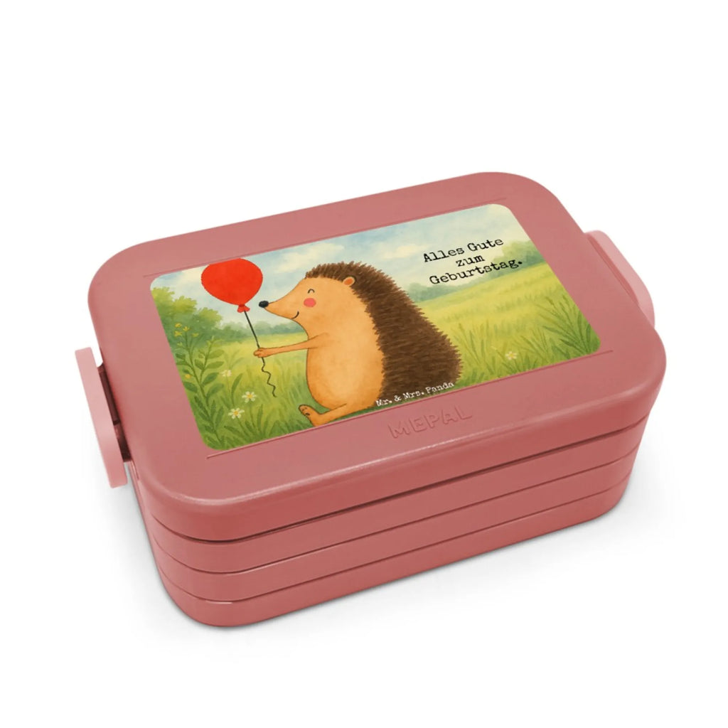 MEPAL Bentobox Igel Luftballon Design Lunchbox, Brotdose, Bentobox, Tiermotive, Gute Laune, lustige Sprüche, Tiere, Geburtstagskind, Ballon, Happy Birthday, Igel, Glückwunsch, Herzlichen Glückwunsch, Geburtstag