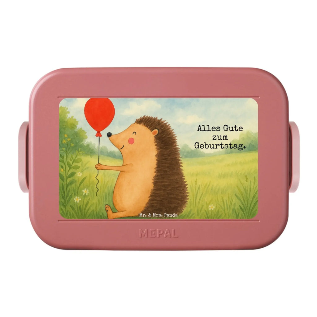 MEPAL Bentobox Igel Luftballon Design Lunchbox, Brotdose, Bentobox, Tiermotive, Gute Laune, lustige Sprüche, Tiere, Geburtstagskind, Ballon, Happy Birthday, Igel, Glückwunsch, Herzlichen Glückwunsch, Geburtstag