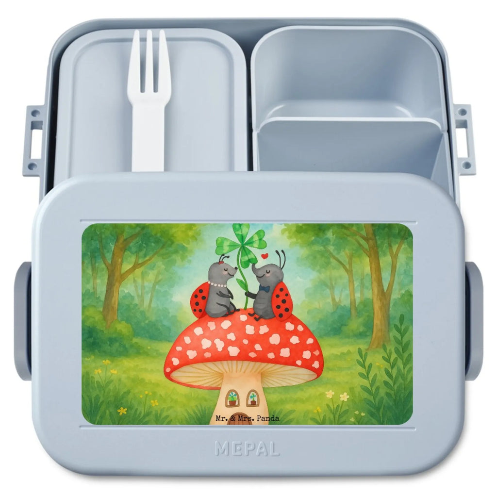 MEPAL Bentobox Marienkäfer Fliegenpilz Design Brotdose, Bentobox, Lunchbox, Tiermotive, Gute Laune, lustige Sprüche, Tiere, Wohnung, Haus, Fleigenpilzhaus, Marienkäfer, zuhause, Fliegenpilz