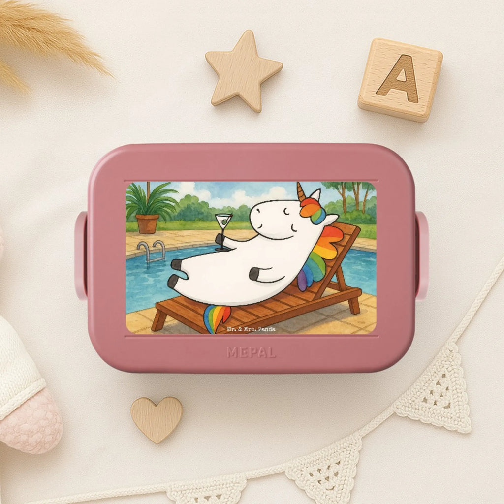 MEPAL Bentobox Einhorn Cocktail Design Bentobox, Brotdose, Lunchbox, Einhorn, Einhörner, Einhorn Deko, Unicorn, Spaß, Feiern, lustig, Freundin, Spruch, Geburtstag, Caipirinha, Glitzer, Cuba Libre, Party, witzig, Sekt, Rum