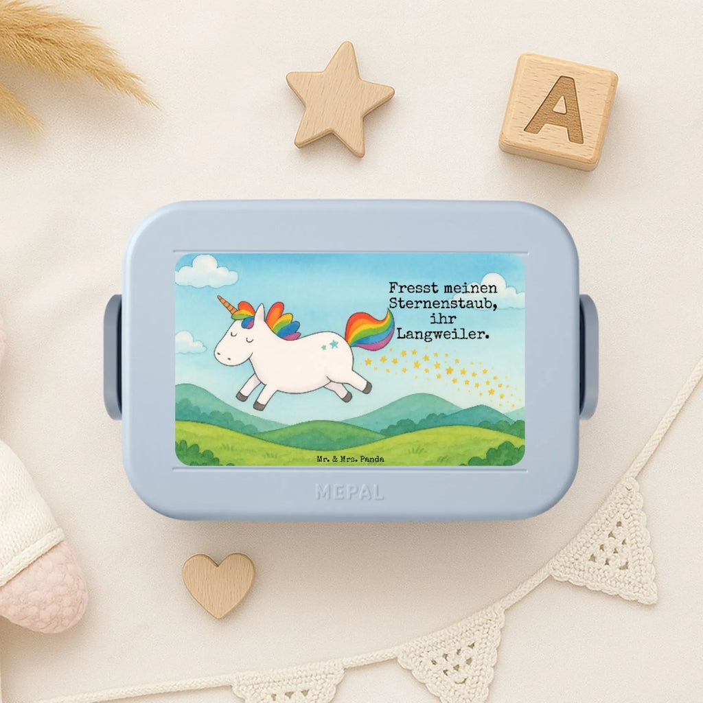 MEPAL Bentobox Einhorn Happy Design Brotdose, Lunchbox, Bentobox, Einhorn, Einhörner, Einhorn Deko, Unicorn, witzig, Freude, Lachen, Lächeln, fröhlich, Spaß, Lebensfreude, spannend, glücklich
