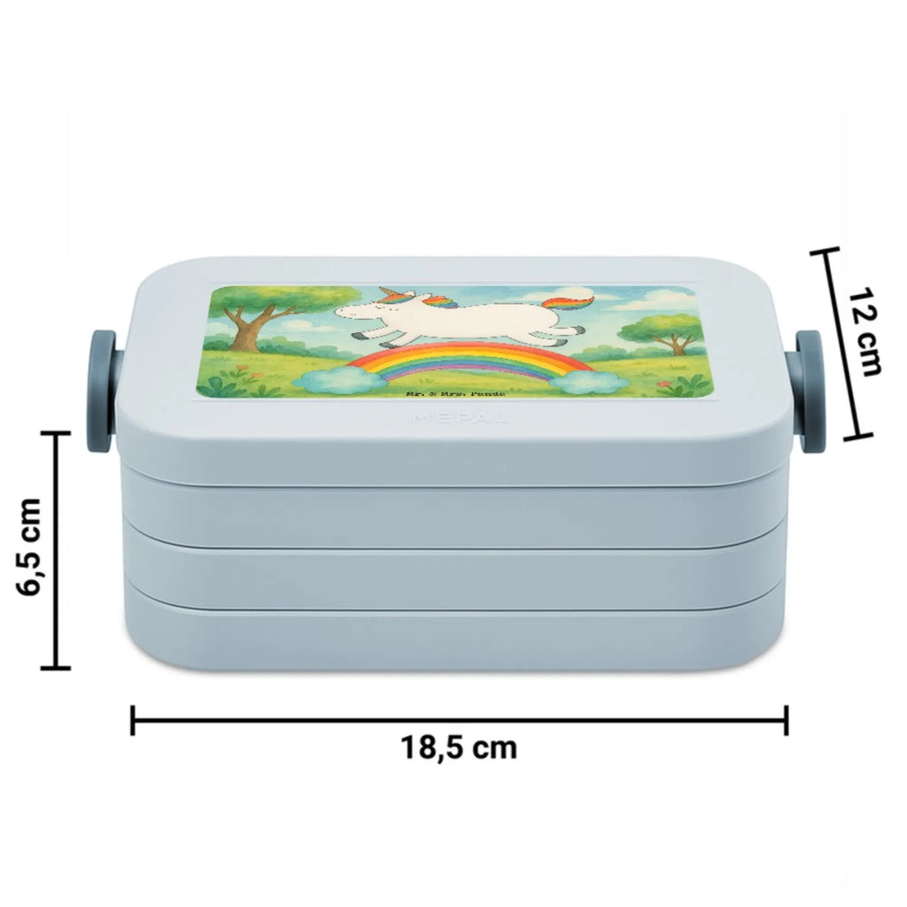 MEPAL Bentobox Einhorn Regenbogen Design Bentobox, Brotdose, Lunchbox, Einhorn, Einhörner, Einhorn Deko, Unicorn, Regenbogen, Erwachsenwerden, Einhornpower, Einhornautobahn, Glitzer