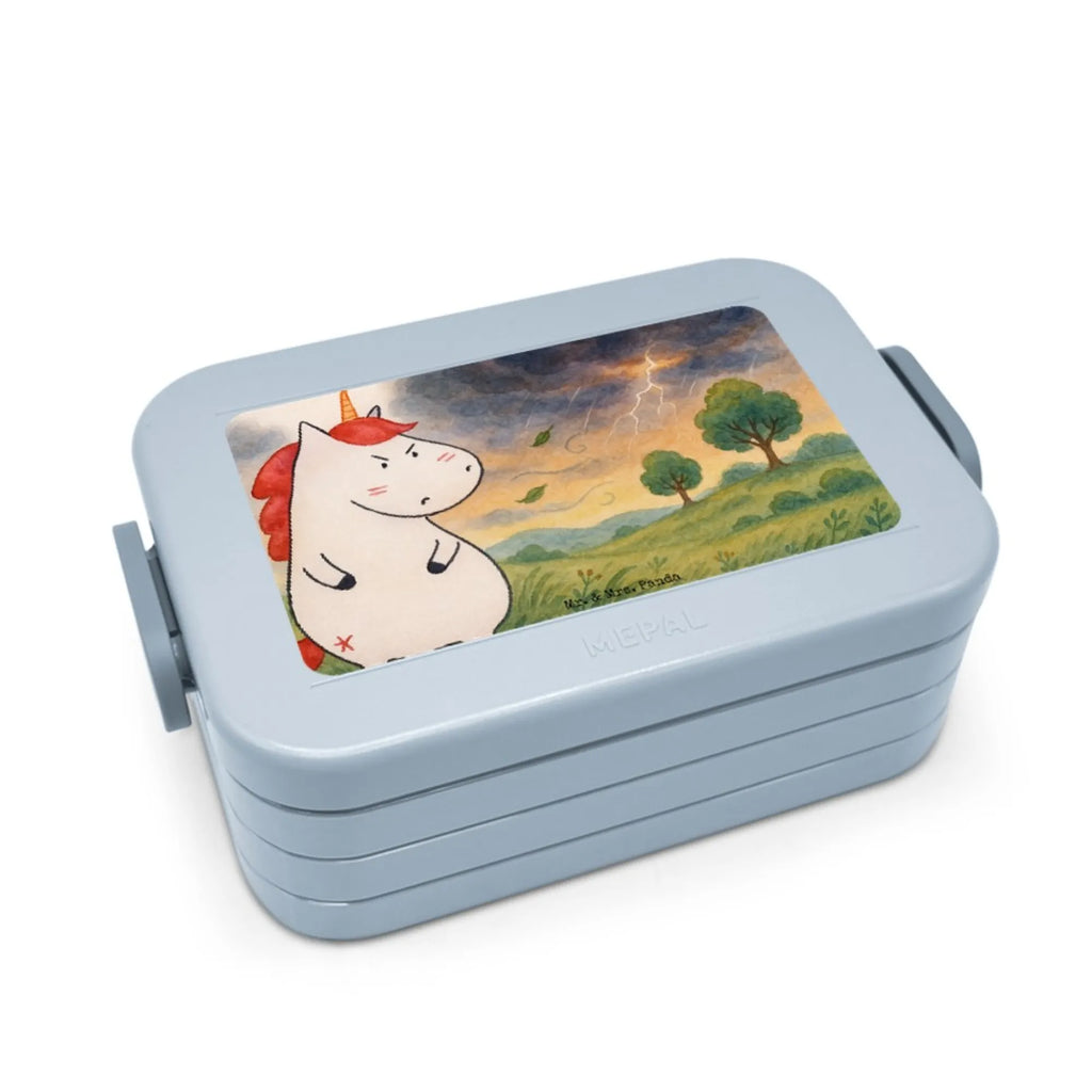 MEPAL Bentobox Einhorn Wut Design Brotdose, Bentobox, Lunchbox, Einhorn, Einhörner, Einhorn Deko, Unicorn, Spaß, lustig, Arbeit, Geschenk, Realität, Ansage, dumme Fragen, wütend, lustlos, nein, Büro