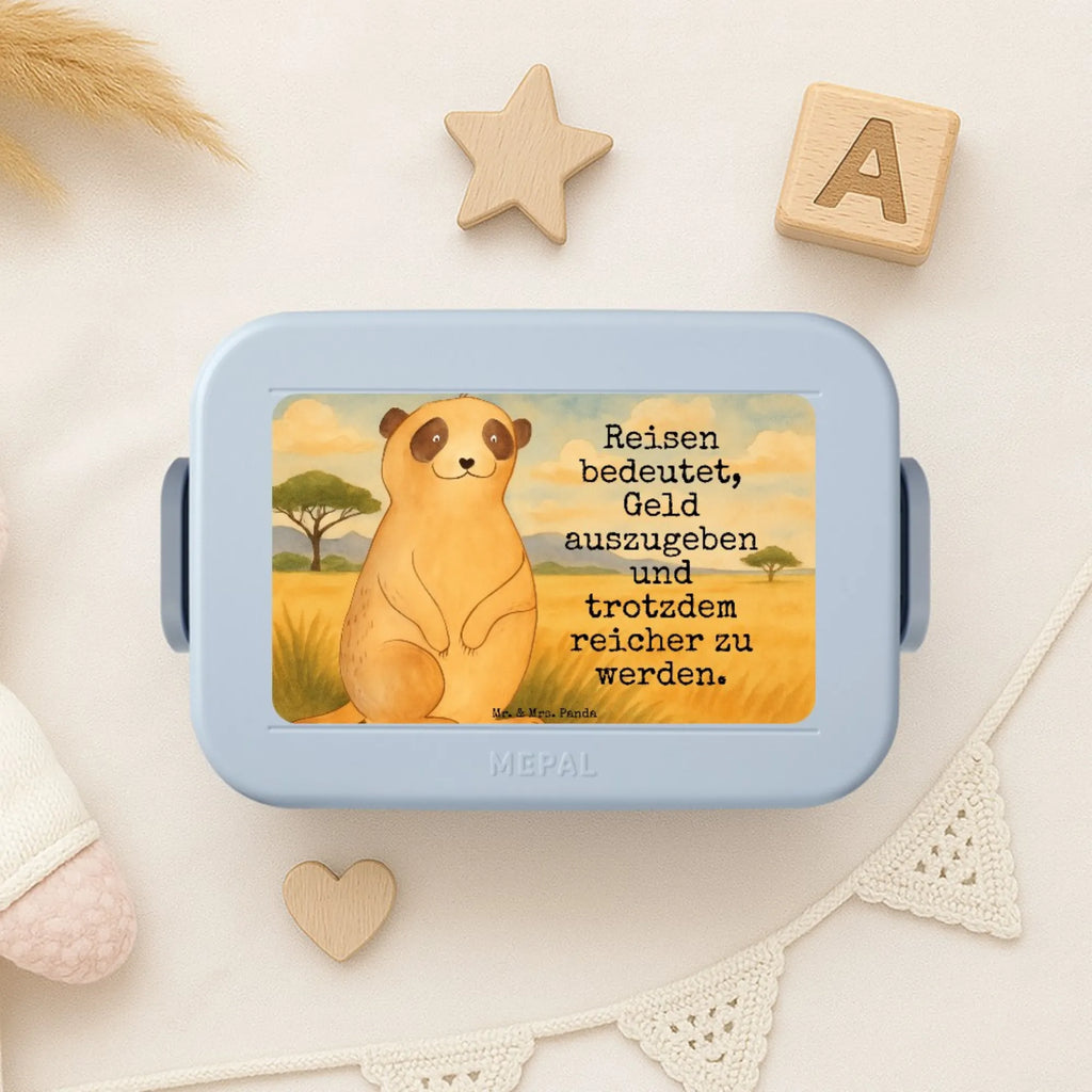 MEPAL Bentobox Erdmännchen Design Brotdose, Bentobox, Lunchbox, Afrika, Wildtiere, Erdmännchen, Traveling, Afrikareise, Roadtrip, Reisen, Weltreise, Spruch